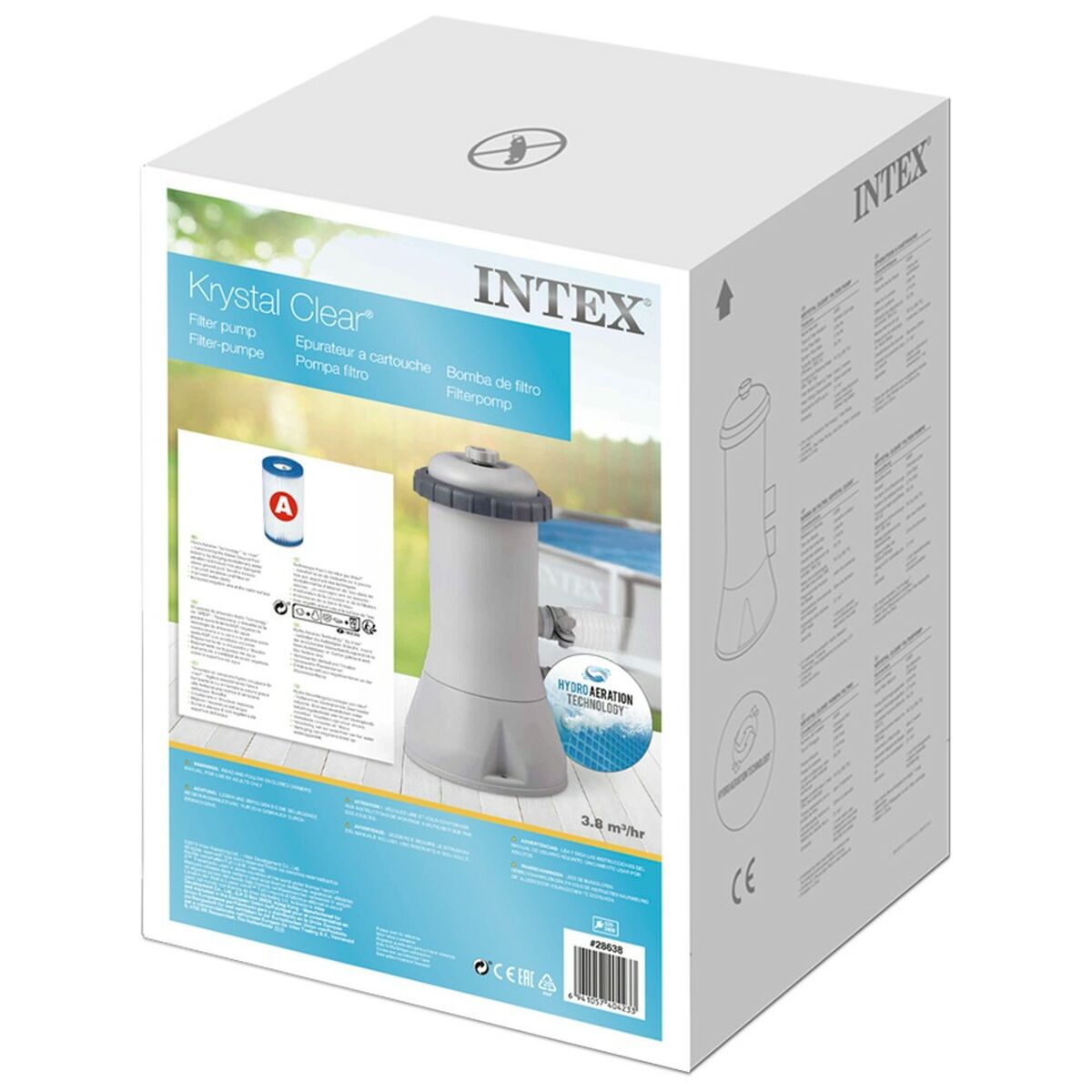 Uima-altaan käsittelylaite   Intex 28638         3785 l/h