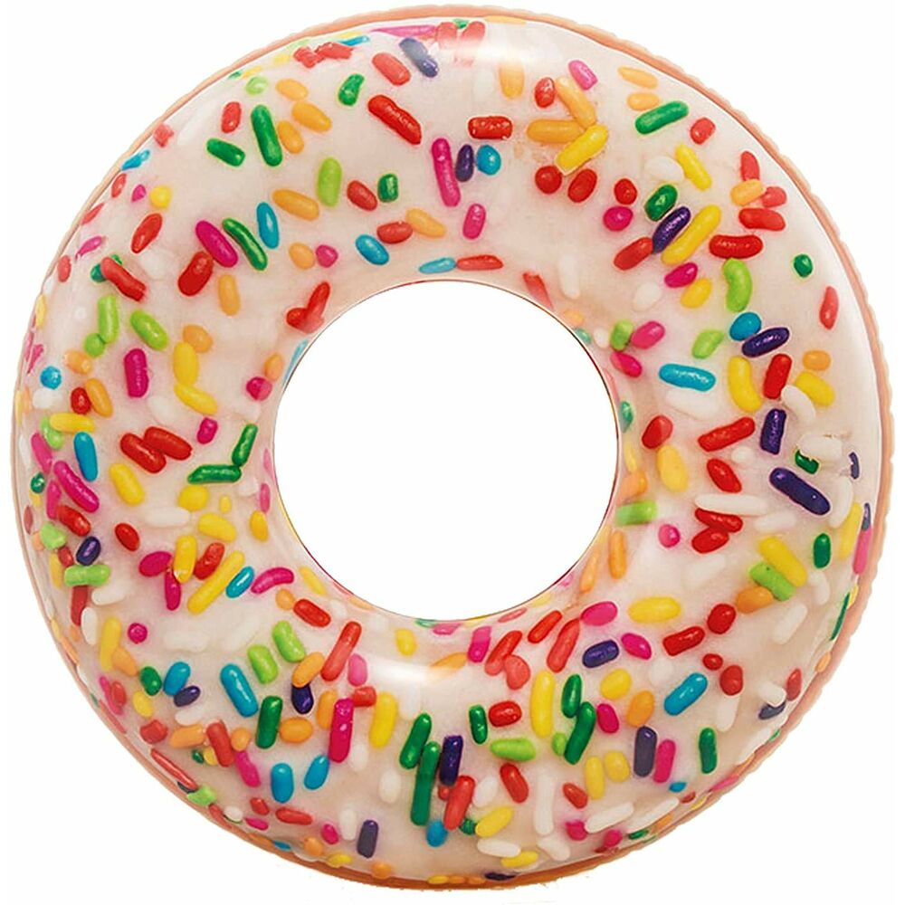 Täytettävä rengas Intex Donut Valkoinen 99 x 25 cm