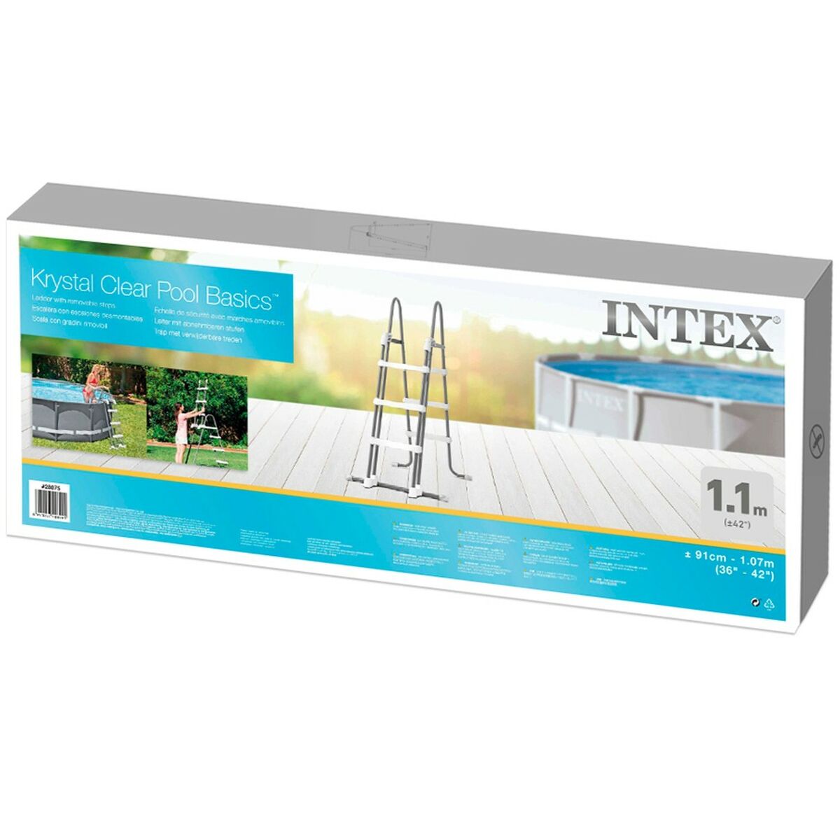 Uimaportaat Intex 28075 107 cm