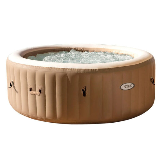 Ilmatäytteinen spa Intex 196 x 71 x 196 cm Ruskea 795 L