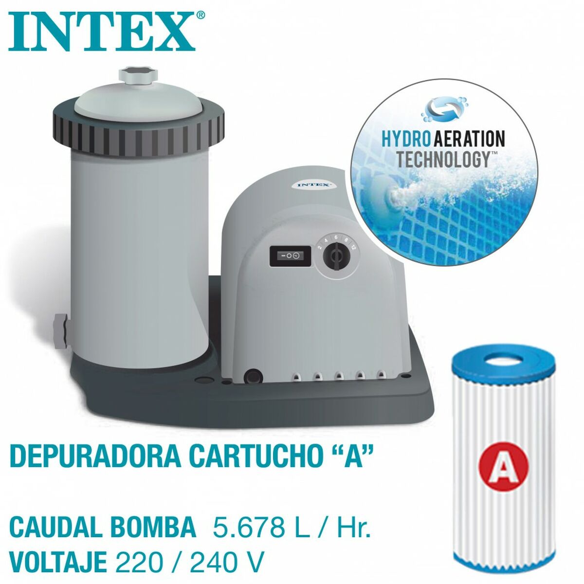 Irrotettava allas Intex Baltik 549 x 122 x 549 cm