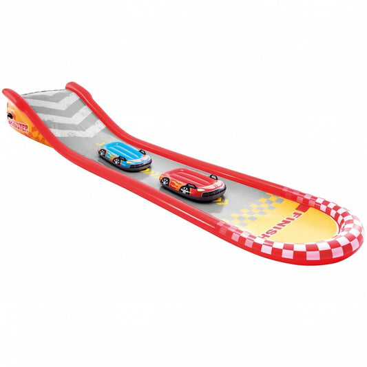 Vesiliukumäki Intex Racing Fun Puhallettava Minirata Liukuva 561 x 76 x 119 cm