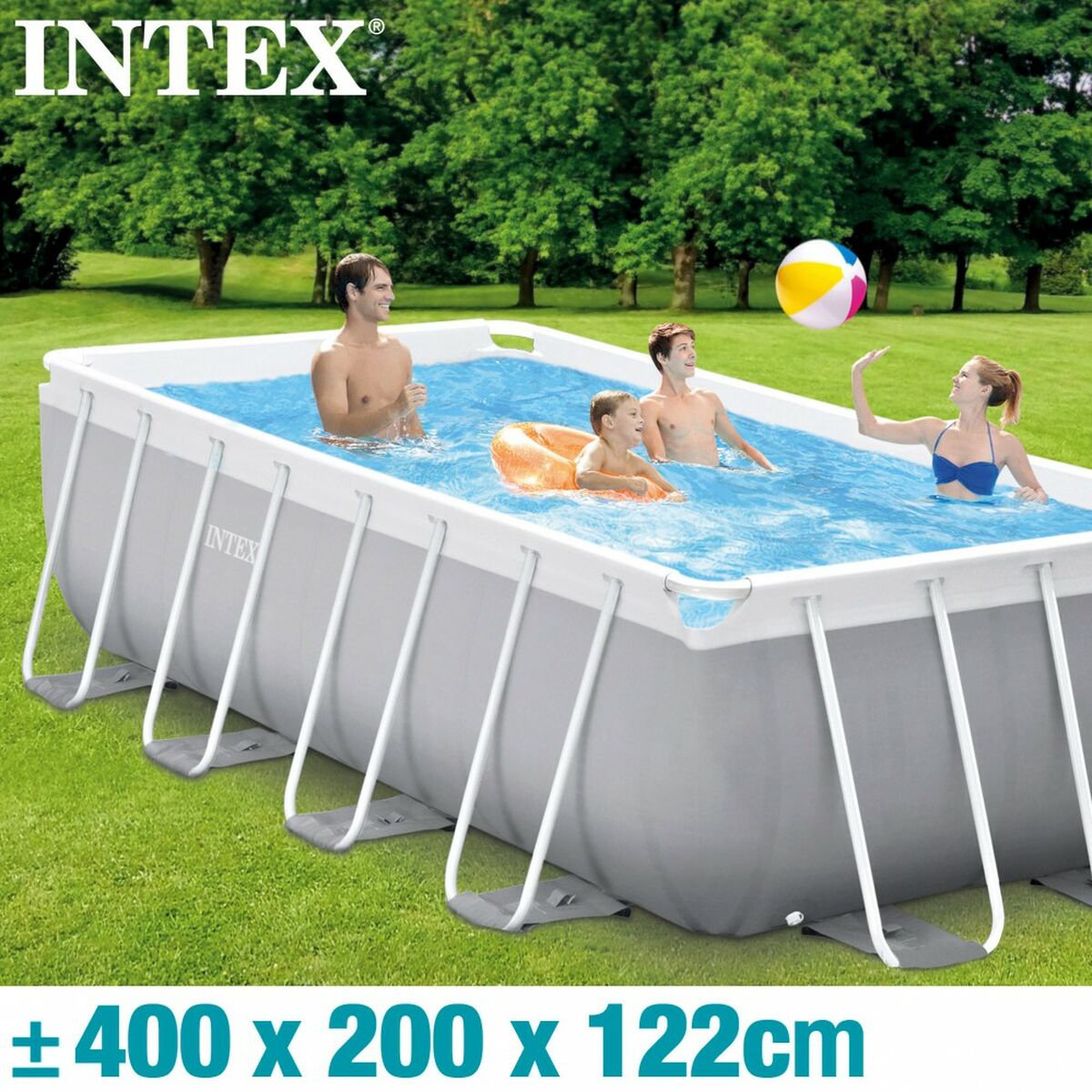 Irrotettava allas Intex 400 x 122 x 400 cm