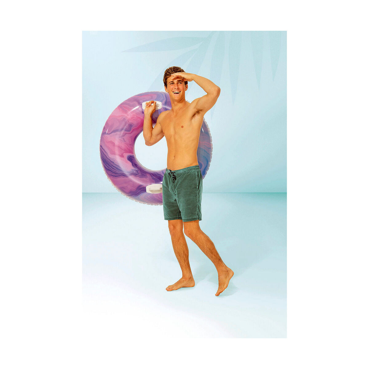 Puhallettava uimakelluke Intex Nature PVC Ø 91 cm