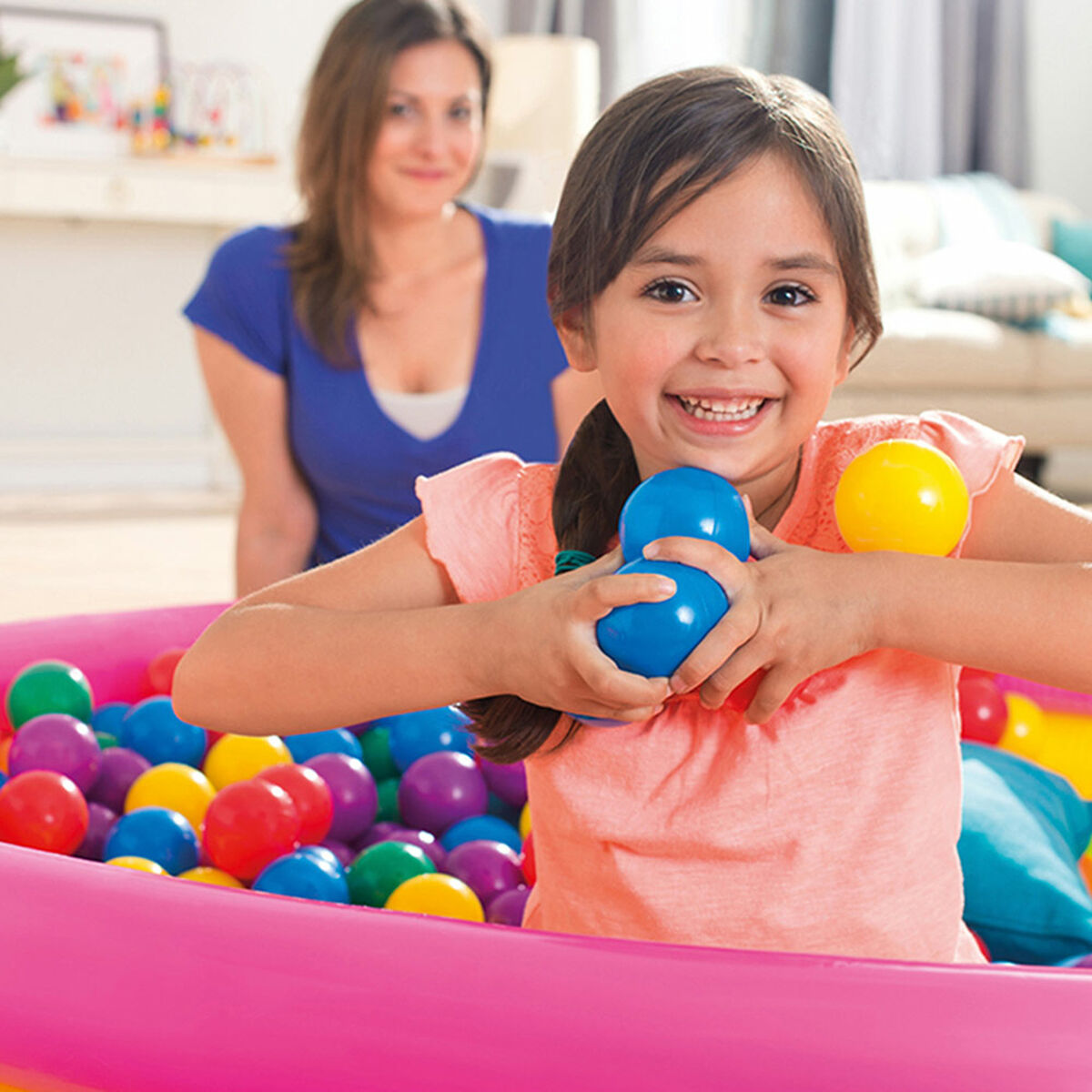 Pallot   Intex Fun Ballz         100 Kappaletta 6,5 x 6,5 x 6,5 cm