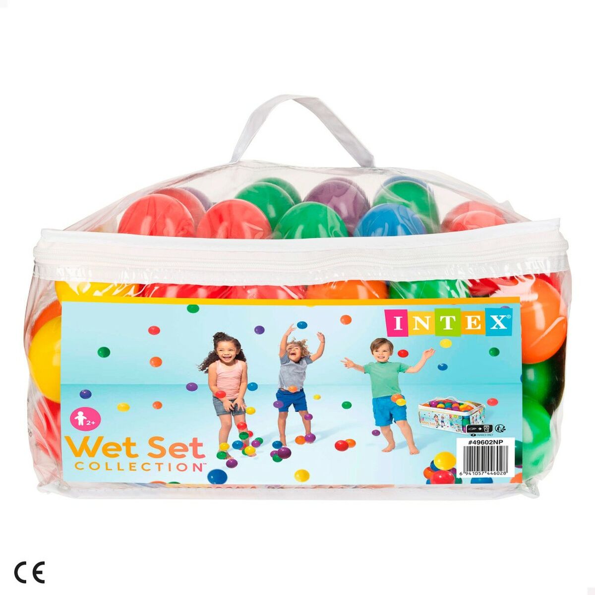 Pallot   Intex Fun Ballz         100 Kappaletta 6,5 x 6,5 x 6,5 cm