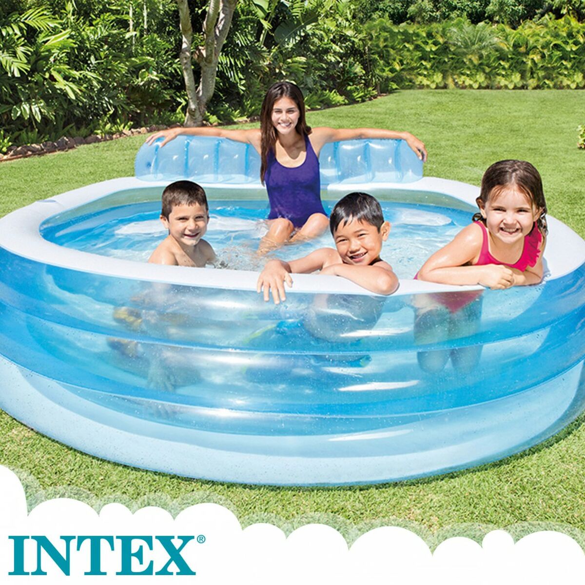 Puhallettava allas Intex 57190NP 590 L 229 x 79 x 218 cm