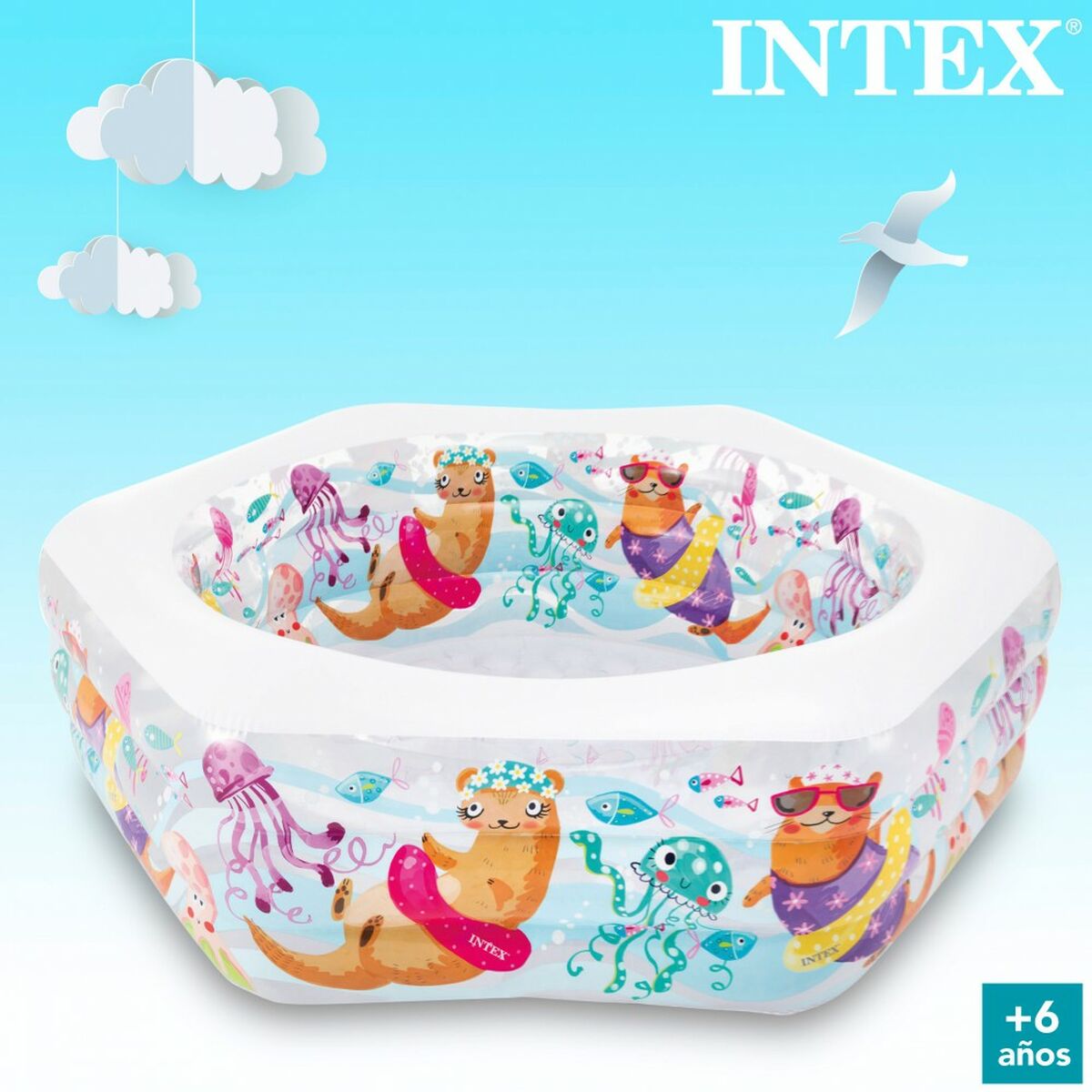 Puhallettava allas   Intex         Vesimies 191 x 61 x 178 cm
