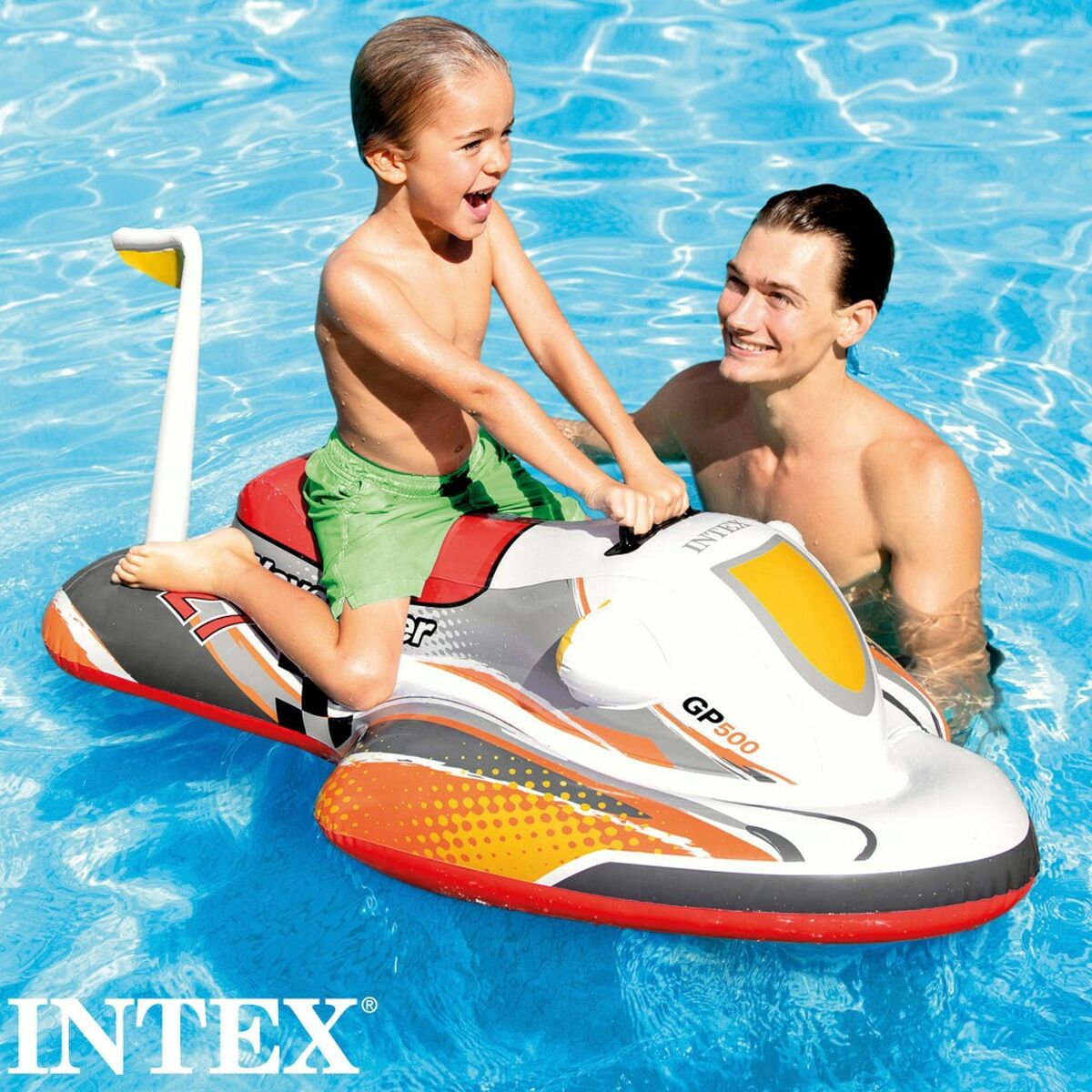 Puhallettava allaspatsas Intex Wave Rider         Leluvesiskootteri 117 x 58 x 77 cm