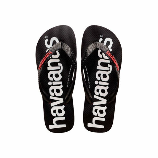 Naisten Flip-flopit Havaianas Logomania  Musta