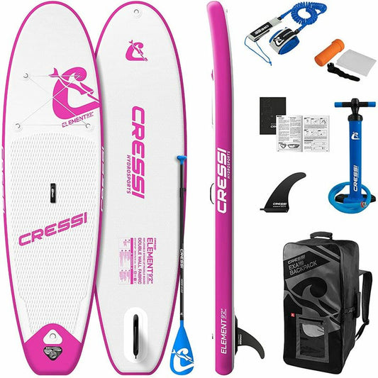 Paddle Surf Board Element  All Round Cressi-Sub 9,2" Valkoinen/Pinkki