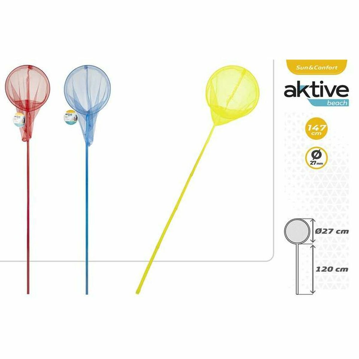 Syöttiverkot kalastukseen Colorbaby (147 cm)