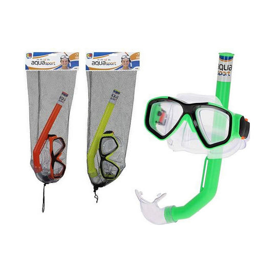 Sukelluslasit ja snorkkeli ja räpylät Colorbaby Junior