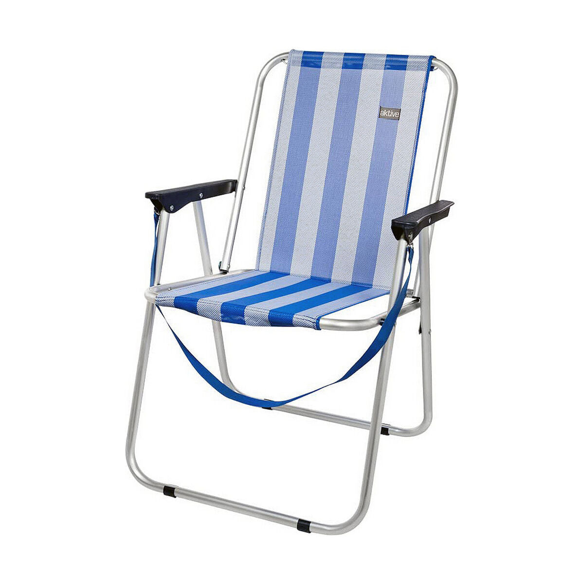 Folding Chair Colorbaby Seilori 44 x 45 x 76 cm Valkoinen Laivastonsininen