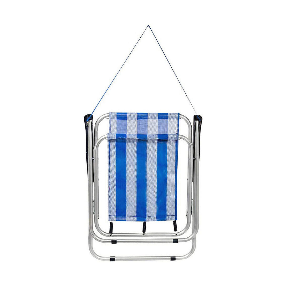 Folding Chair Colorbaby Seilori 44 x 45 x 76 cm Valkoinen Laivastonsininen