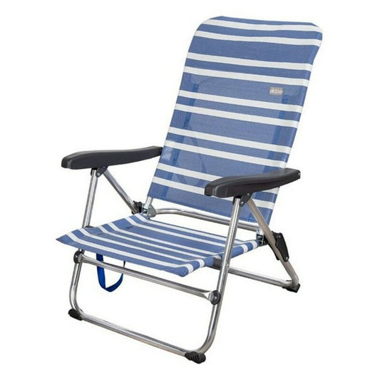 Rantatuoli Colorbaby 62601 Sininen/Valkoinen Alumiini 61 x 50 x 85 cm Valkoinen Laivastonsininen (61 x 50 x 85 cm)