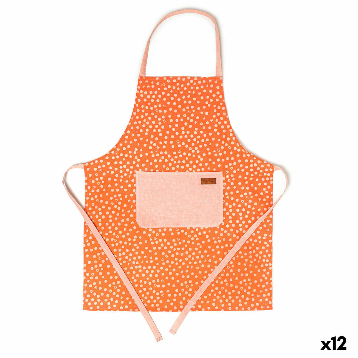 Taskullinen esiliina Vinthera Vinthera Pinkki Puuvilla (60 x 75 cm) (Pack 12x)