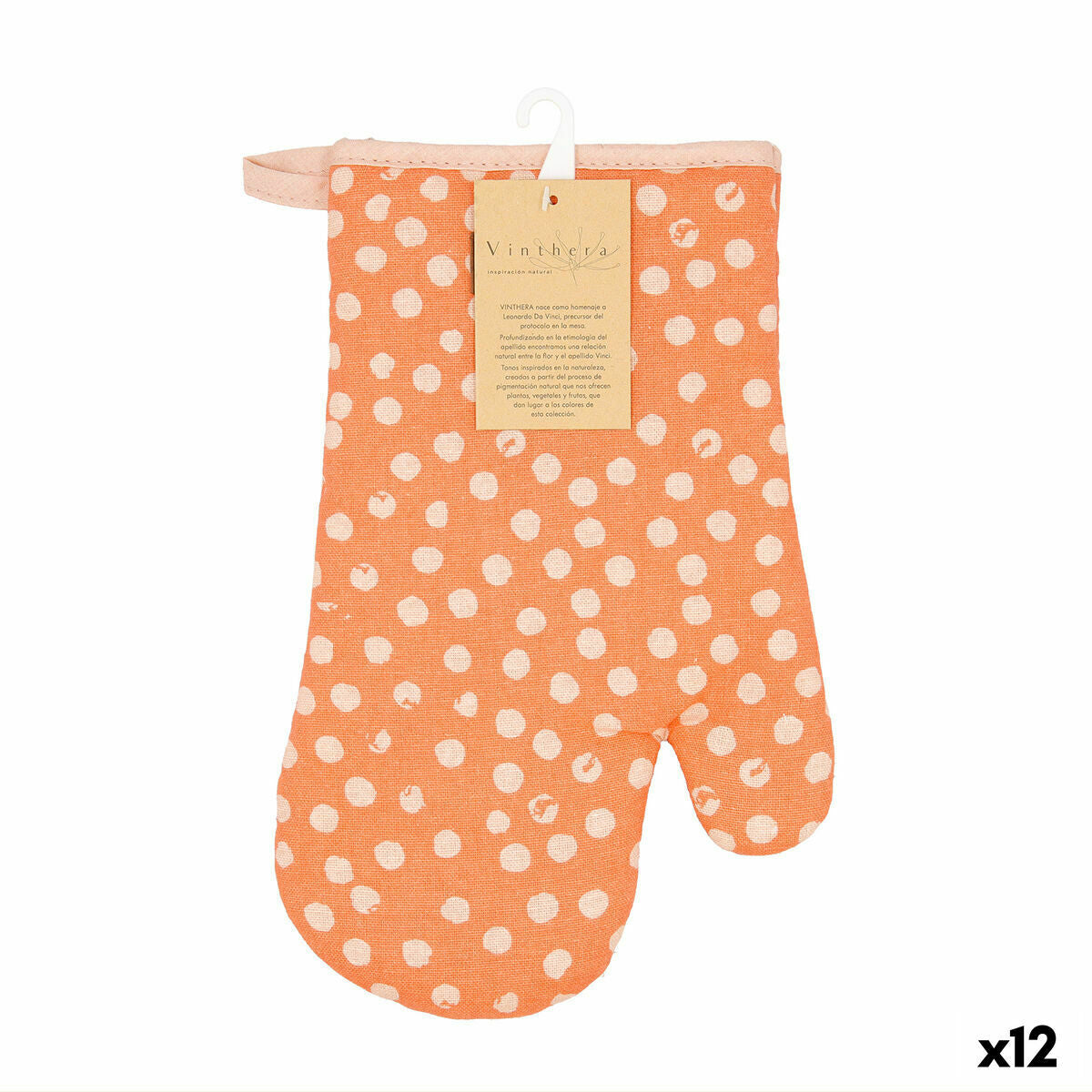 Uunikinnas Vinthera Vinthera Pinkki Puuvilla (28 x 18 cm) (Pack 12x)