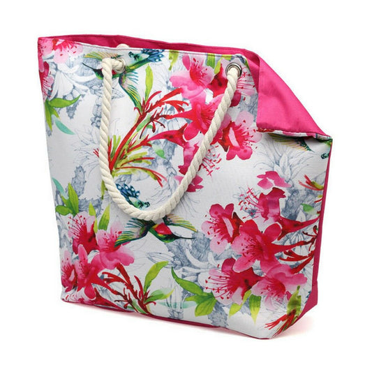 Rantalaukku 55,5 x 39 cm Pinkki Gėlės 44 x 37 x 11 cm