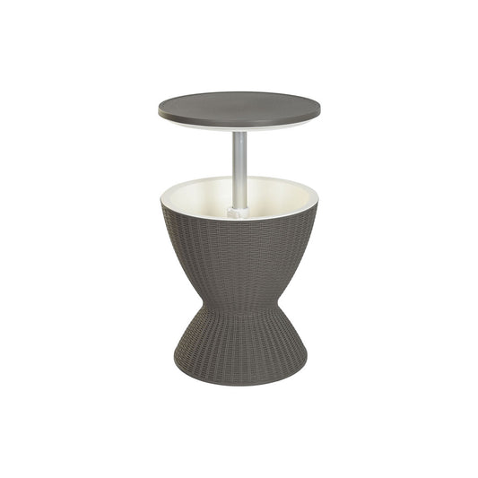 Kannettava Jääkaappi DKD Home Decor synteettinen rottinki Alumiini polypropeeni (48,5 x 48,5 x 57 cm)