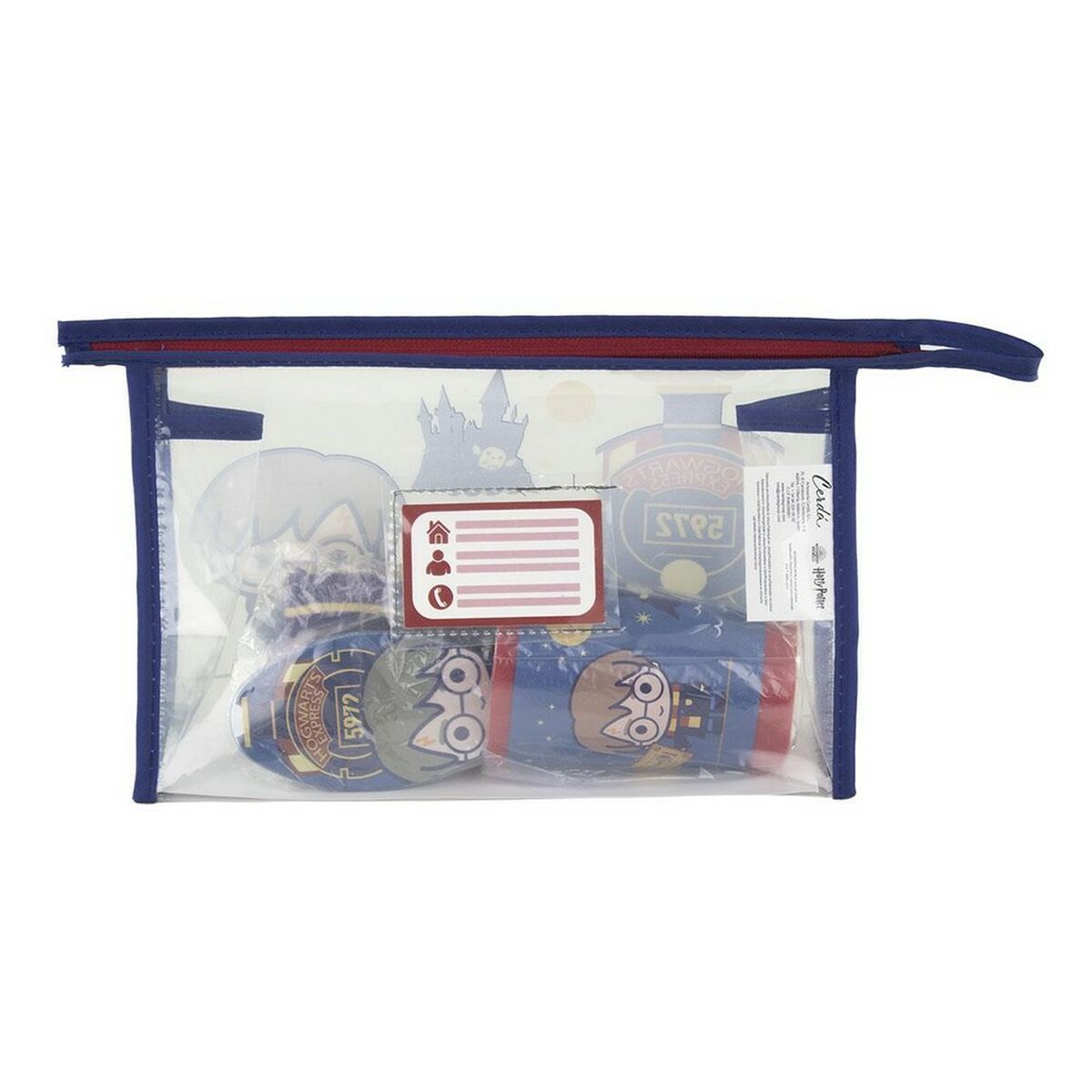 Toilettilaukku ja tarvikkeet Harry Potter 4 Kappaletta Punainen