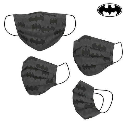 Hygieeninen uudelleen käytettävä hengityssuojain Batman Lasten Harmaa