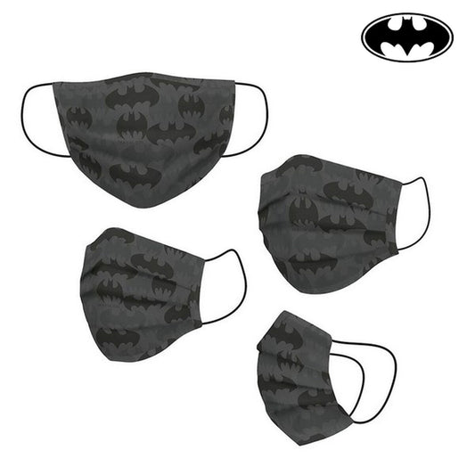 Hygieeninen uudelleen käytettävä hengityssuojain Batman Aikuinen Harmaa