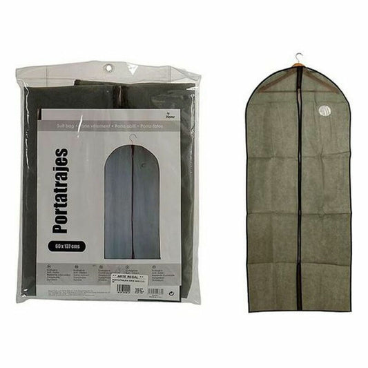 Vaatesuojus Harmaa polypropeeni 2 x 32 x 26 cm (60 x 137 cm)