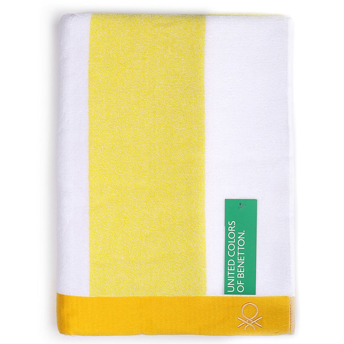 Rantapyyhe Benetton BE041 Keltainen 160 x 90 cm (90 x 160 cm)