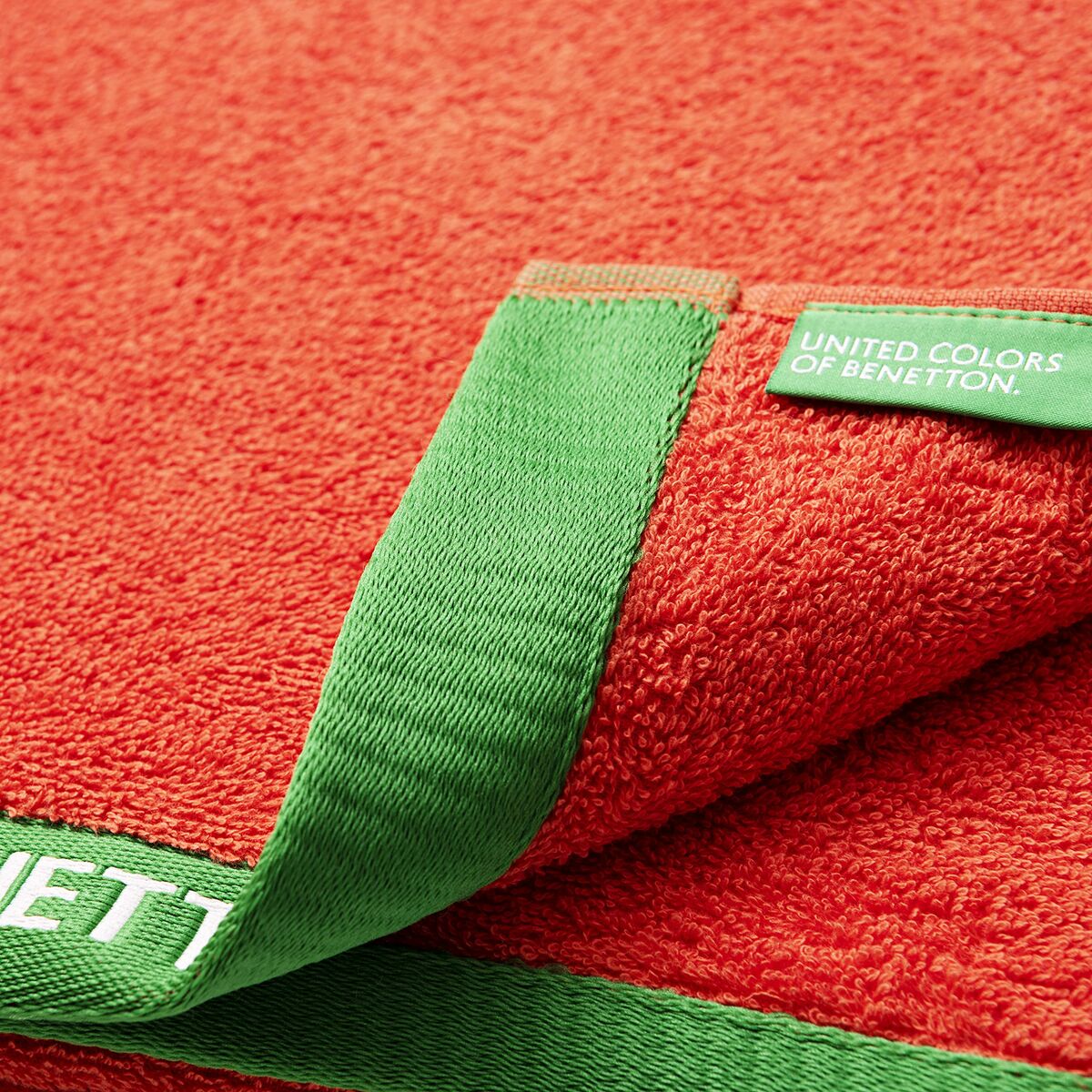 Rantapyyhe Benetton Rainbow Punainen (160 x 90 cm)