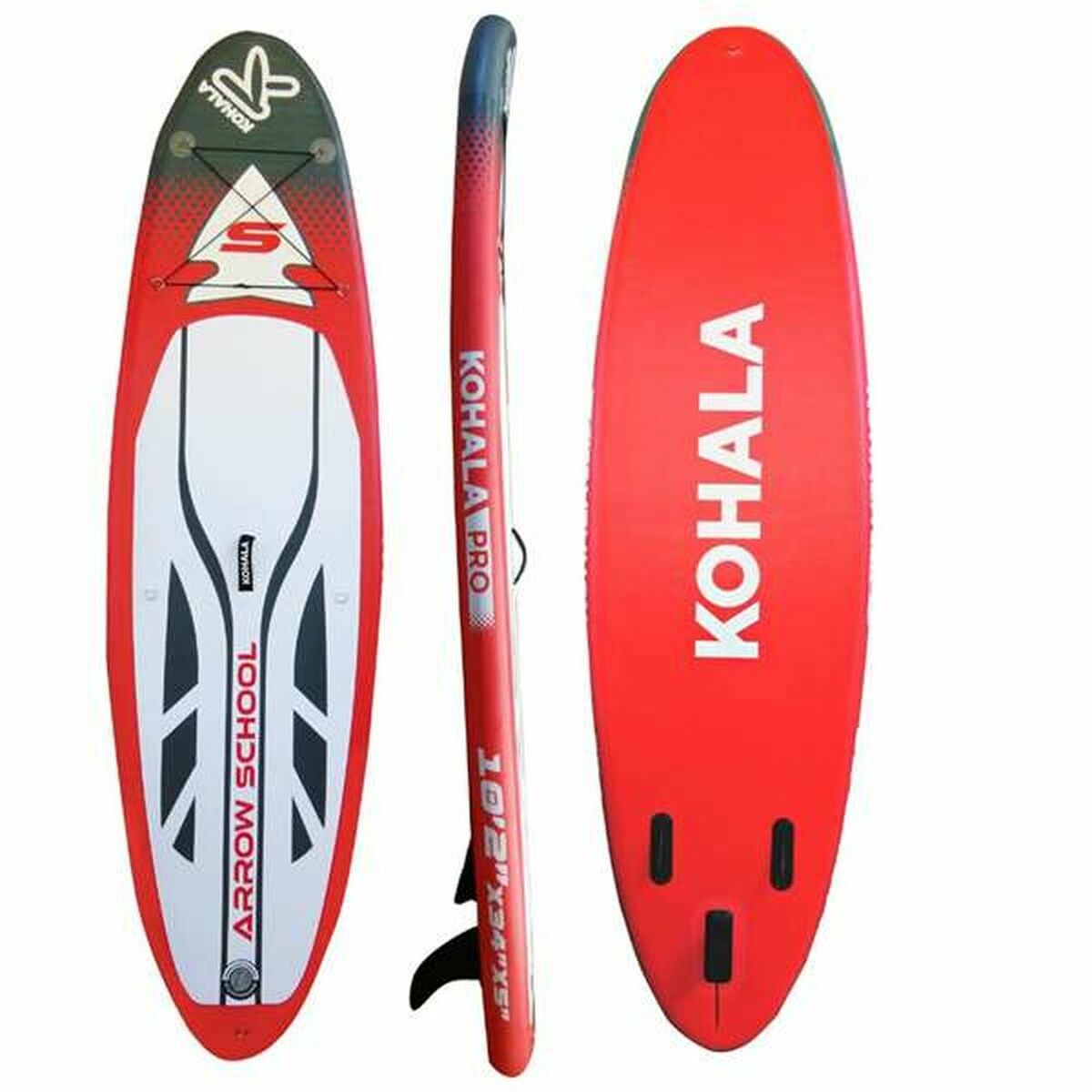 Paddle Surf -lauta Kohala Arrow School Punainen 15 PSI (310 x 84 x 12 cm)