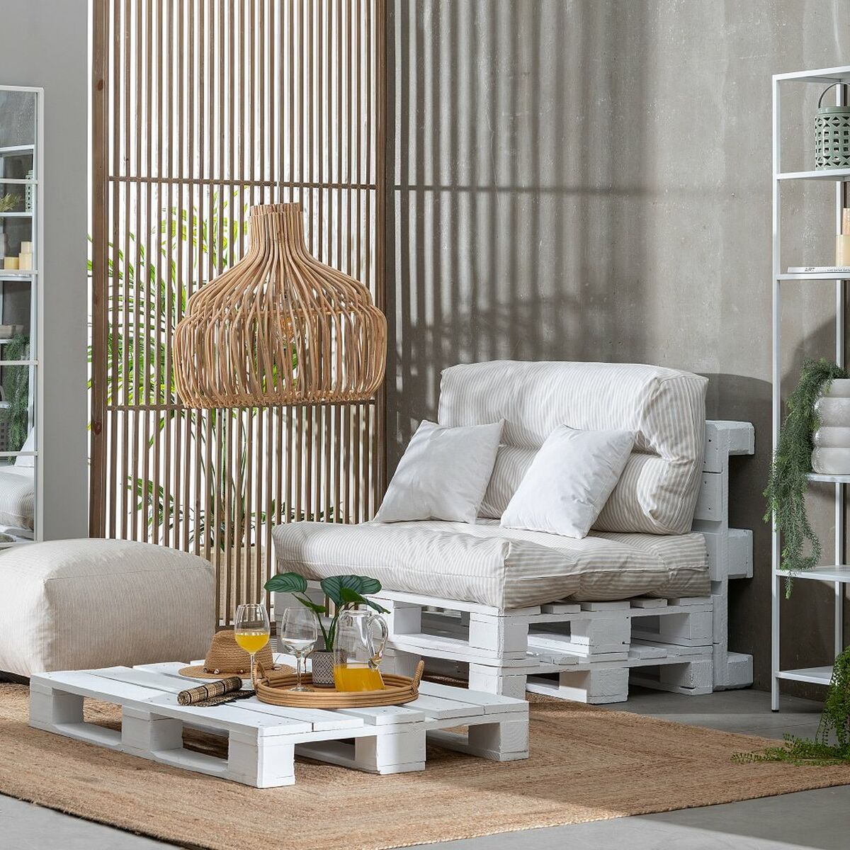 Tyyny 4 Kappaletta Beige 120 x 80 cm