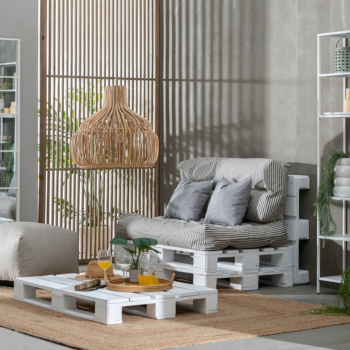 Tyyny 4 Kappaletta Harmaa 120 x 80 cm