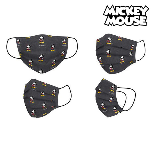Hygieeninen kasvosuojain Mickey Mouse Lasten Musta