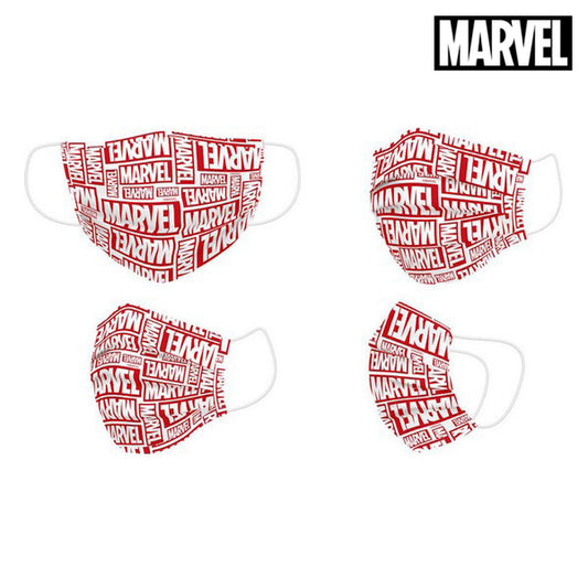 Hygieeninen kasvosuojain Marvel Lasten Punainen