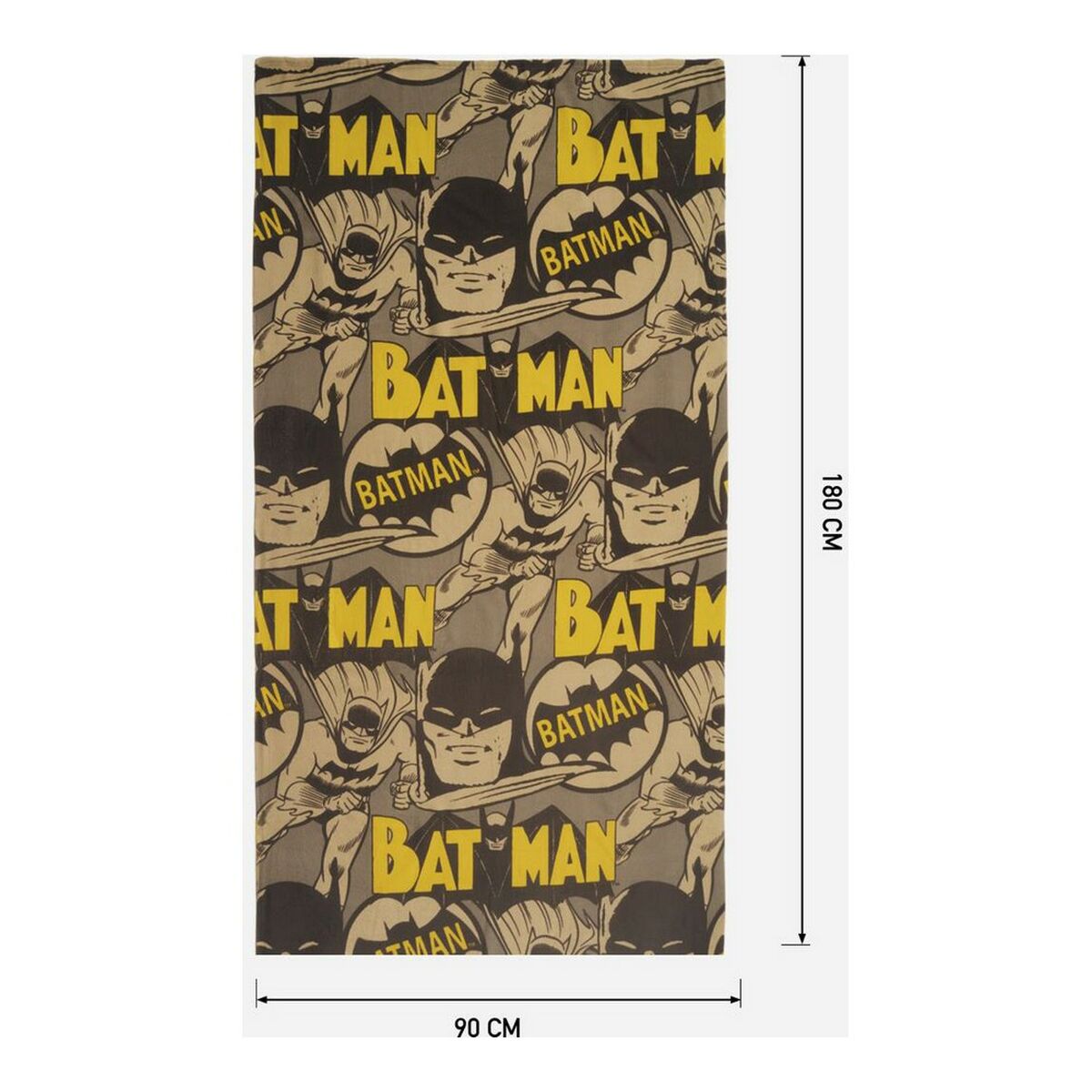 Rantapyyhe Batman Monivärinen (90 x 180 cm)