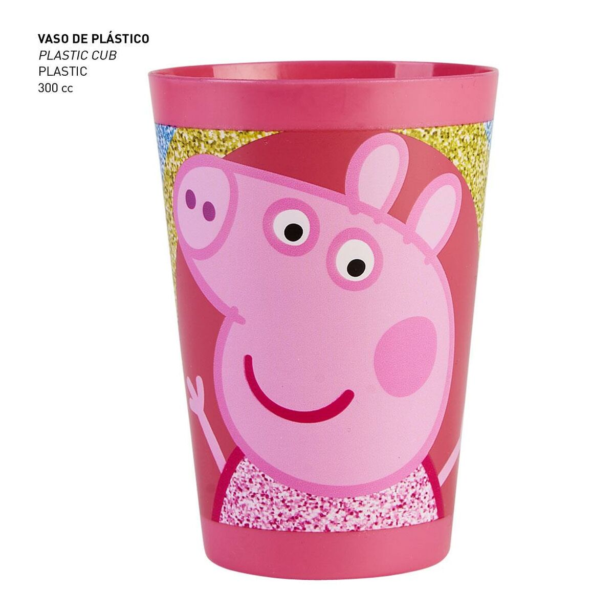 Toilettilaukku ja tarvikkeet Peppa Pig 4 Kappaletta Fuksia (23 x 16 x 7 cm)