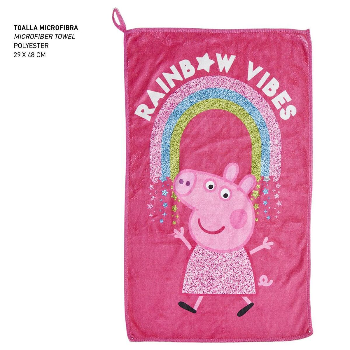 Toilettilaukku ja tarvikkeet Peppa Pig 4 Kappaletta Fuksia (23 x 16 x 7 cm)