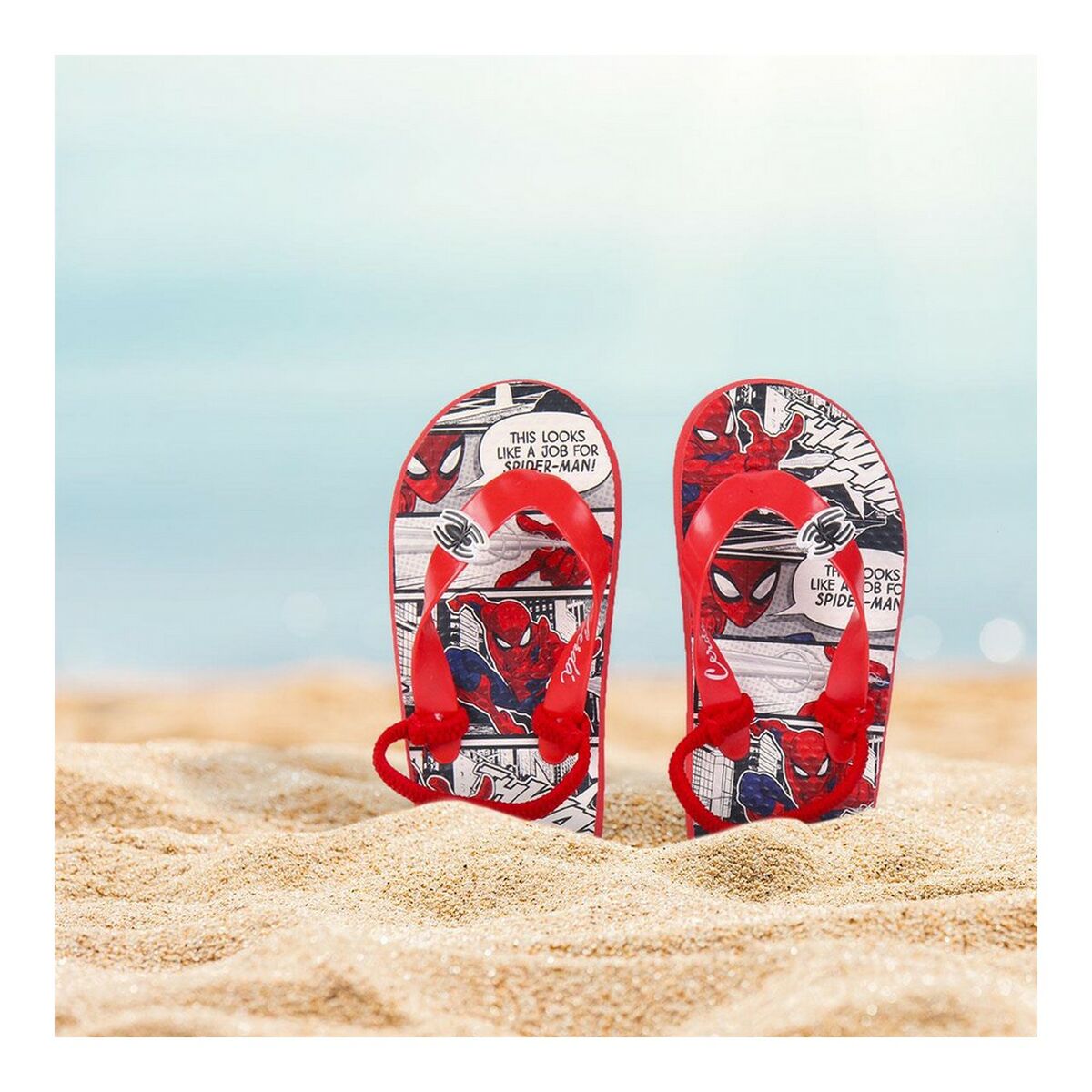 Lasten Flip-flopit Spiderman Punainen