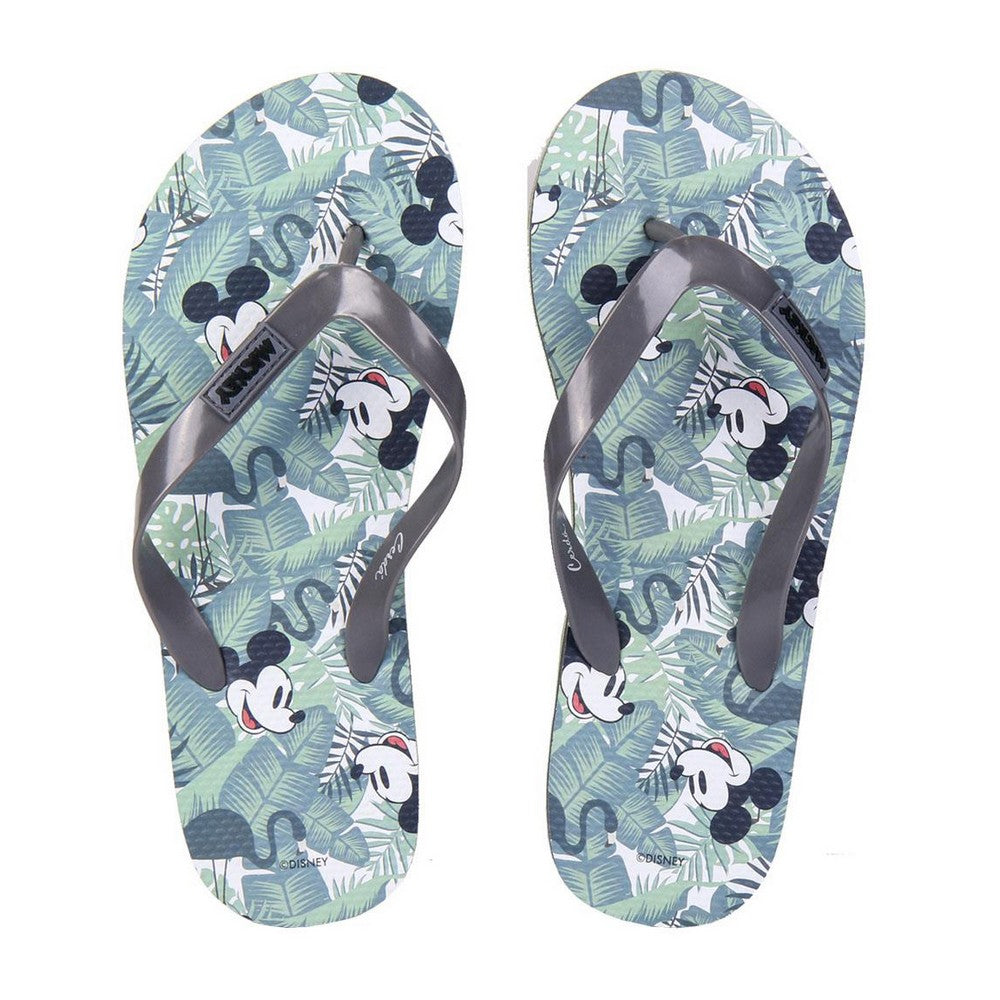 Miesten Flip-flopit Mickey Mouse Harmaa Vihreä