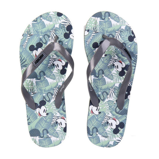 Miesten Flip-flopit Mickey Mouse Harmaa Vihreä