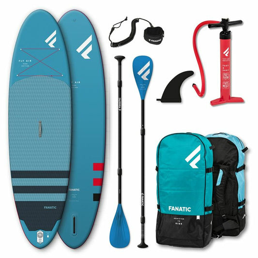 Ilmatäytteinen Paddle Surf Board Tarvikkeilla Package Fly Air/Pure Fanatic 10.4" Sininen