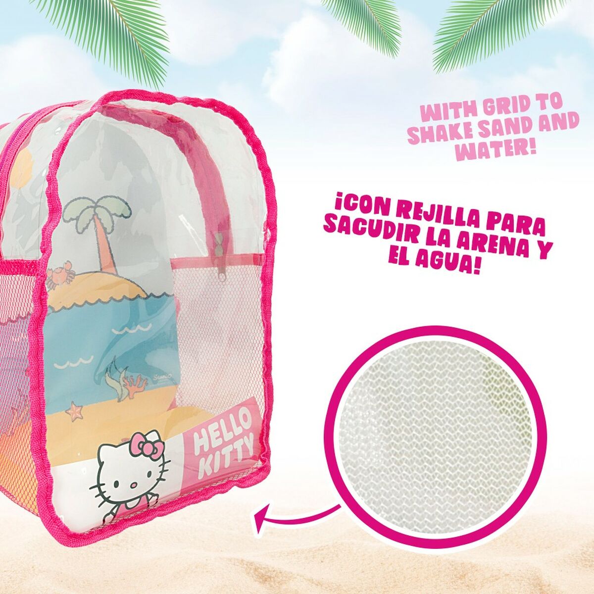 Rantalelusetti Hello Kitty polypropeeni (12 osaa)