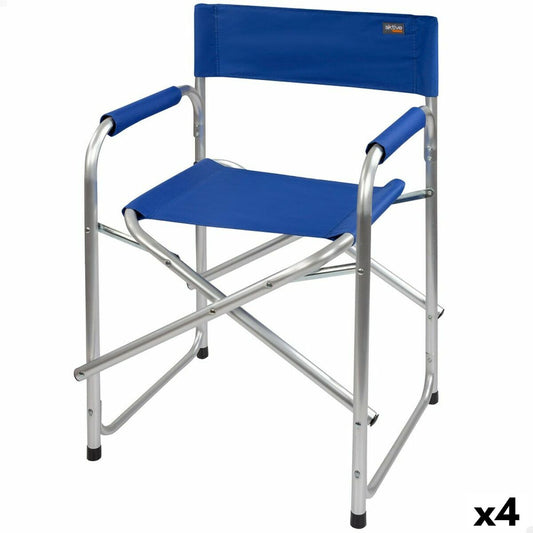 Taitettava retkituoli Aktive Sininen 56 x 78 x 49 cm (4 osaa)