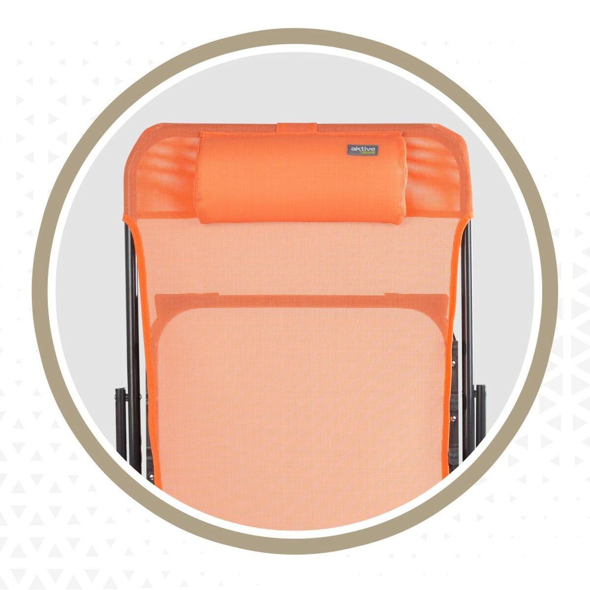 Taitettava riippumatto Aktive Oranssi 52 x 87 x 77 cm (4 osaa)