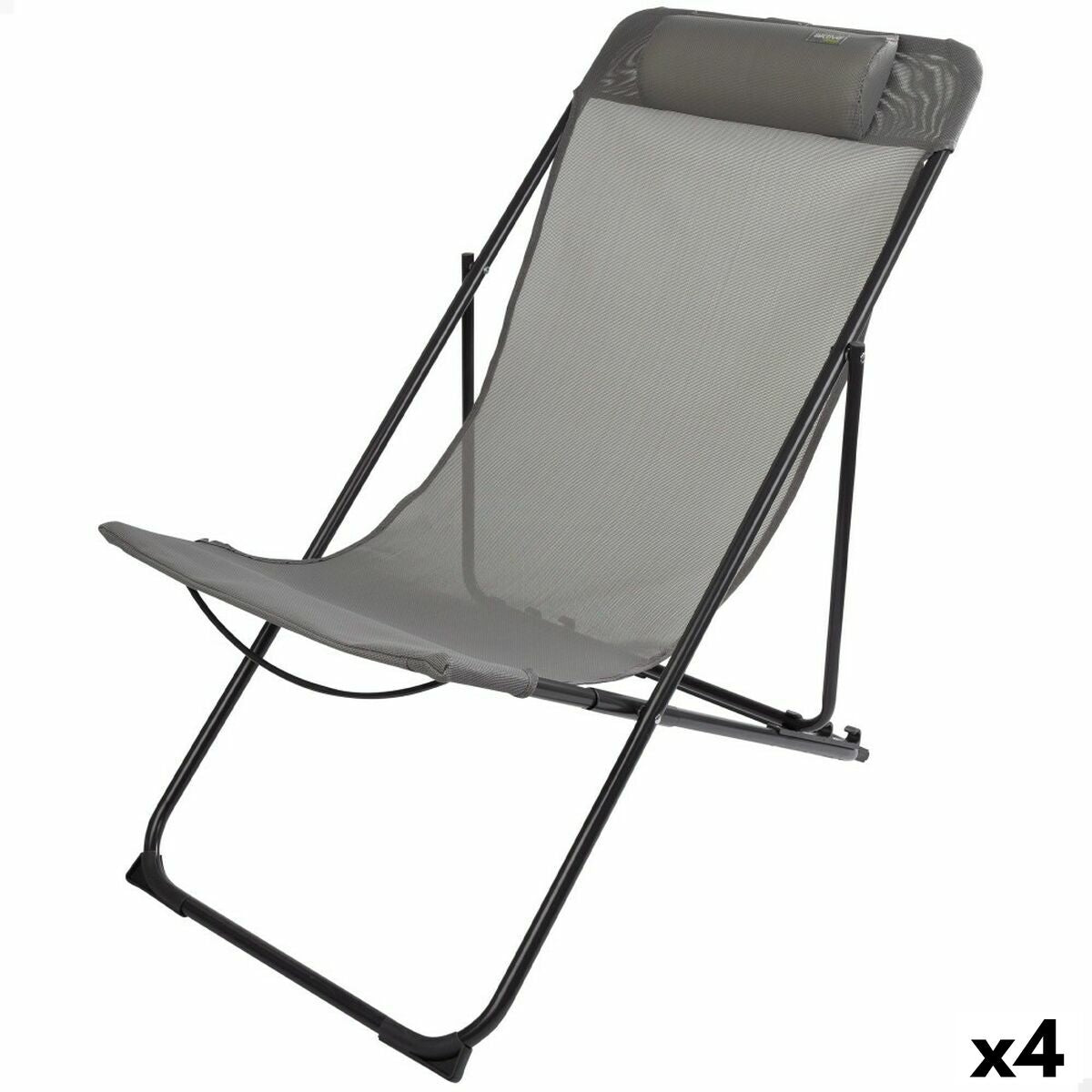 Taitettava riippumatto Aktive Harmaa 52 x 87 x 77 cm (4 osaa)