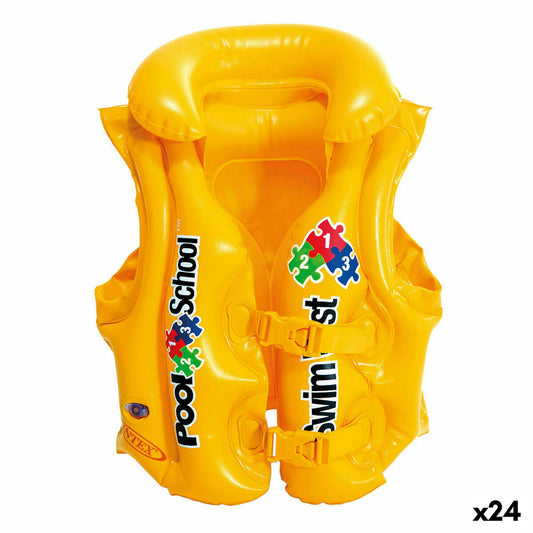 Puhallettava uintiliivi Intex 50 x 47 x 40 cm (24 osaa)