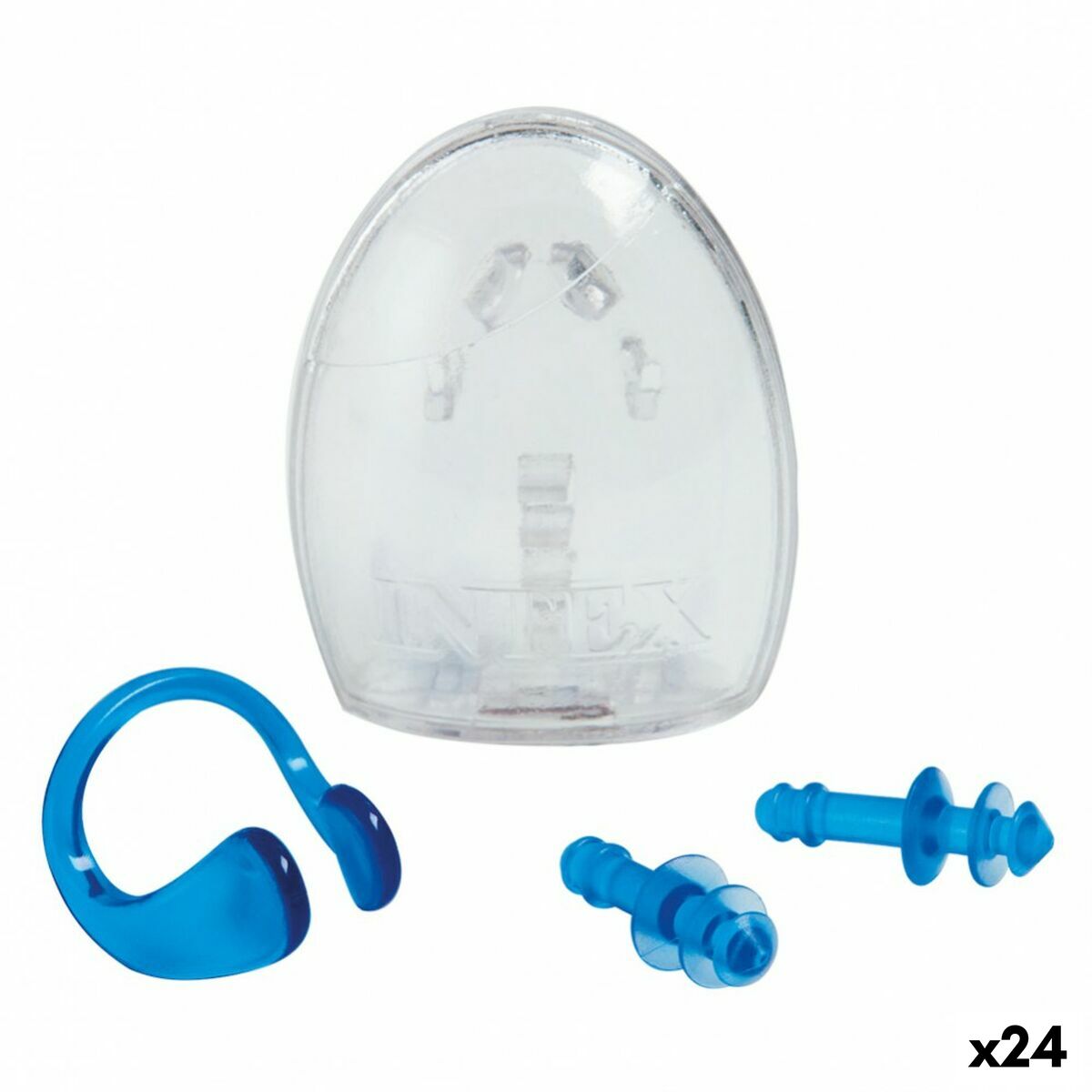 Ear plugs and nose clips for Swimming Intex (24 osaa)