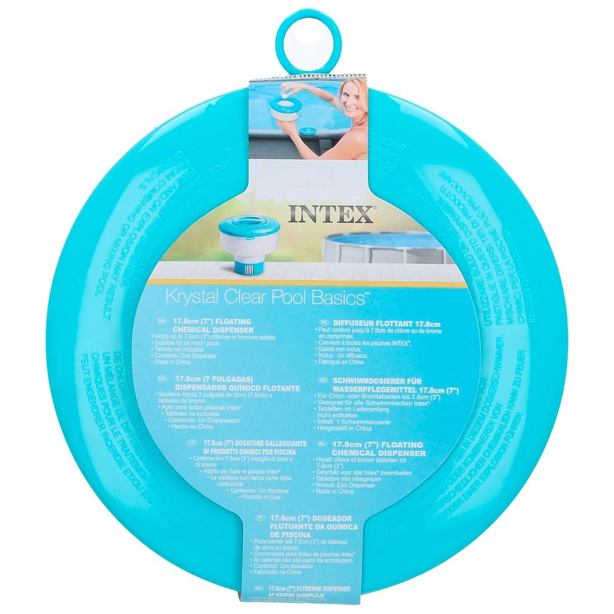 Kloorin annostelija Intex Altaalla 12,7 x 12,7 cm 24 osaa