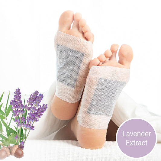Detox Jalkapohjalaastarit Lavender InnovaGoods 10 osaa
